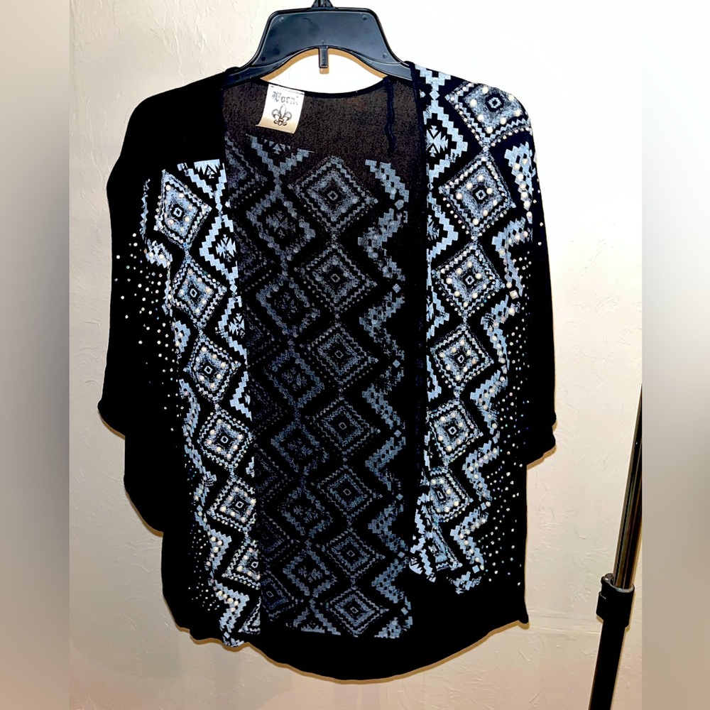 Aztec print bling wrap